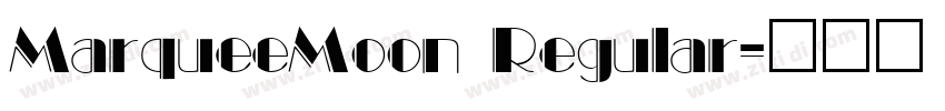 MarqueeMoon Regular字体转换